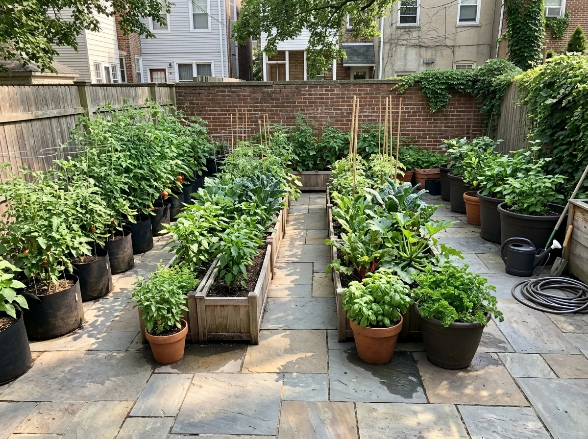 10. The Yard That's Mostly Patio or Hardscape