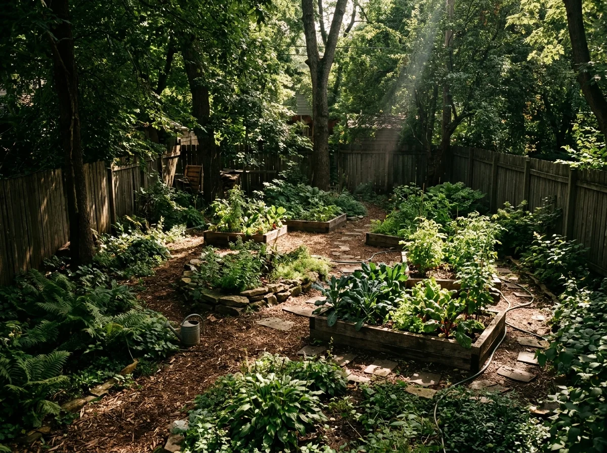 24. The Yard with Multiple Small Sunny Pockets