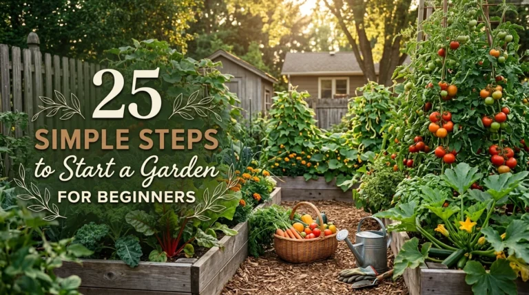 Featured image for 25 Simple Steps to Start a Garden for Beginners
