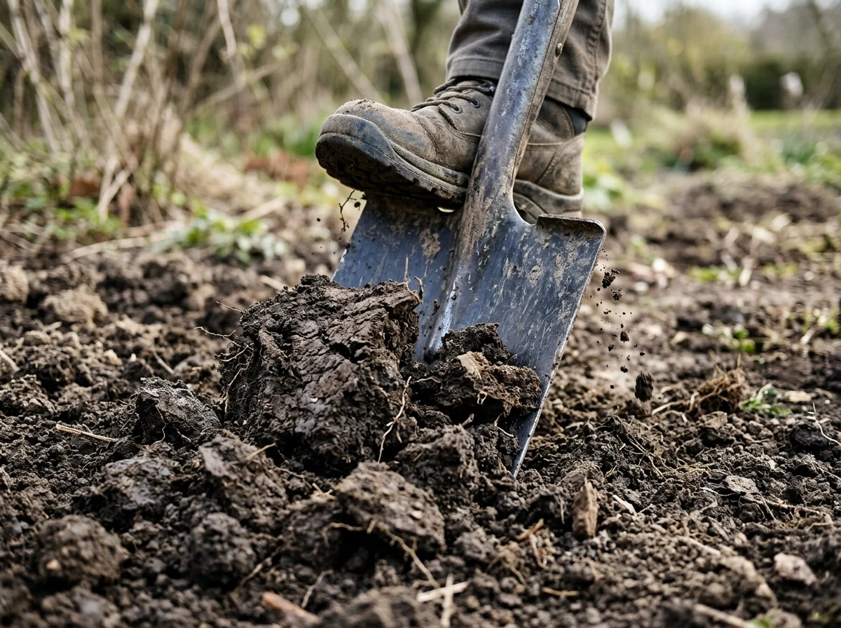 3. Loosen the Soil to a Full Spade Depth