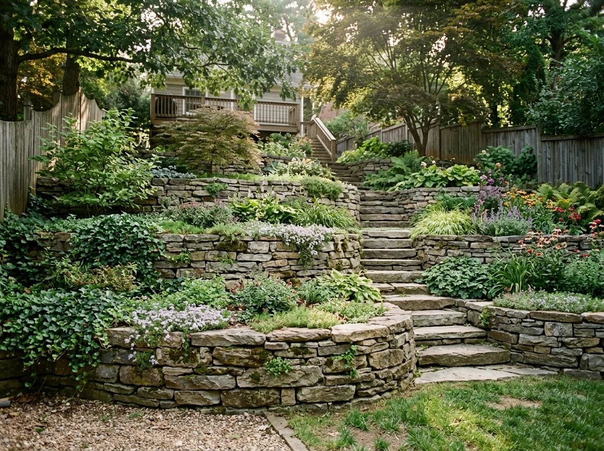 3. The Sloped Backyard