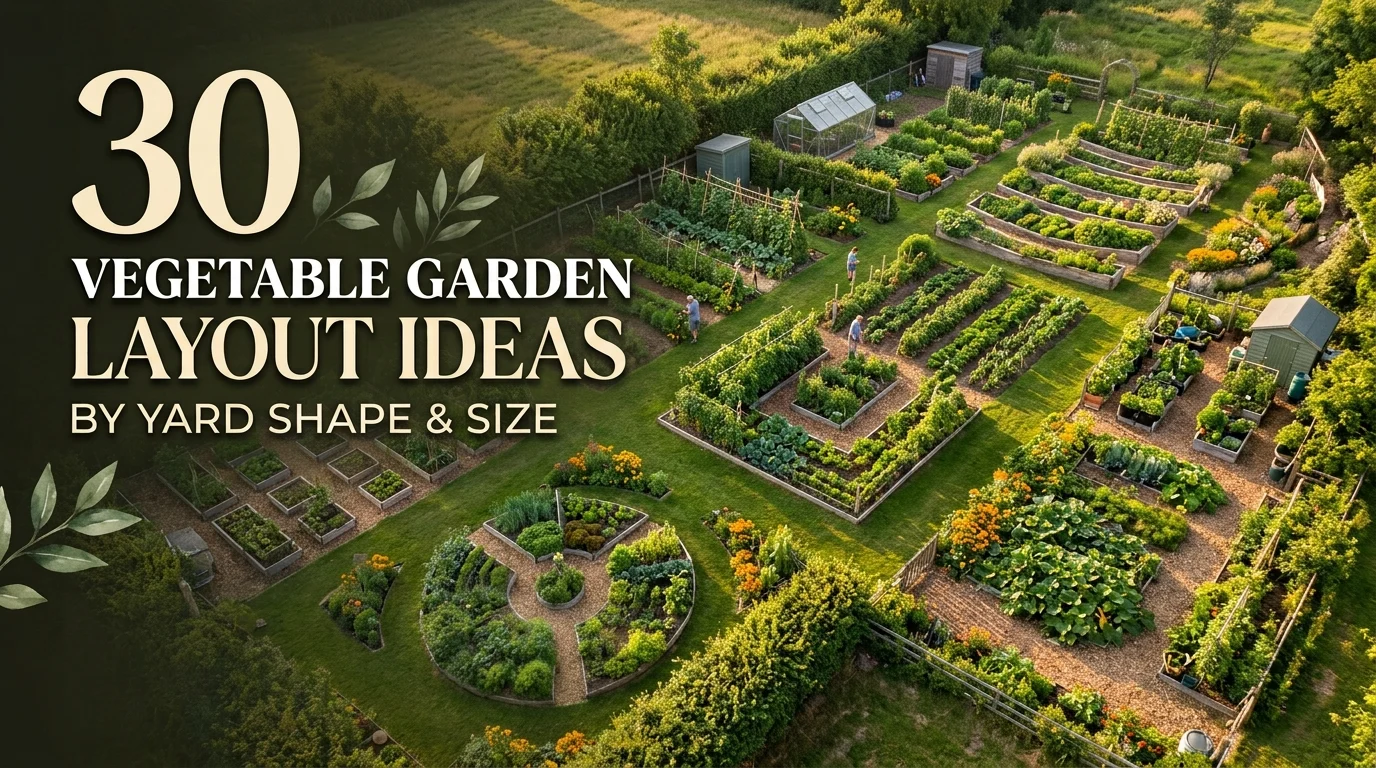 Featured image for 30 Vegetable Garden Layout Ideas by Yard Shape and Size