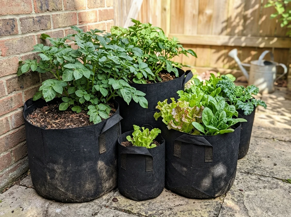 10. Fabric Grow Bag Corner