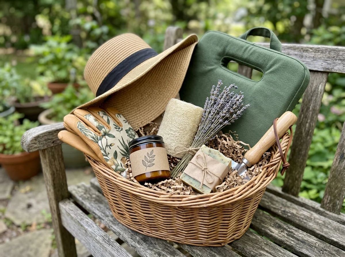 7. Gardening Self-Care Basket