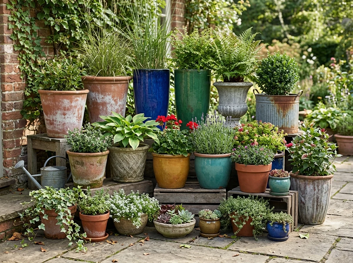 11. Mixed Annual Flower Bed