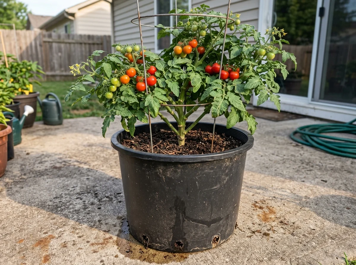 8. Grow Tomato Plants in Containers