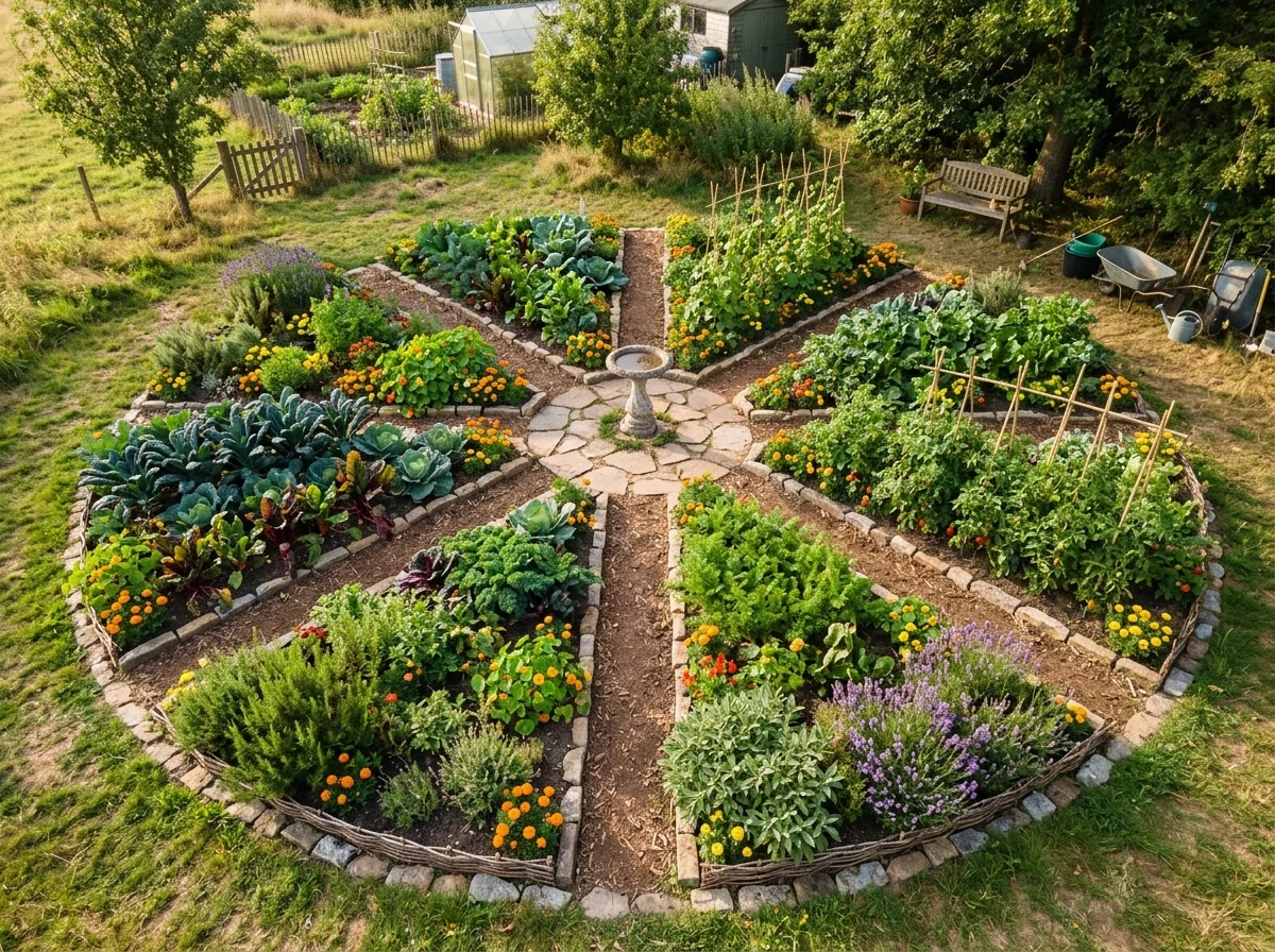 9. Mandala Garden Wheel