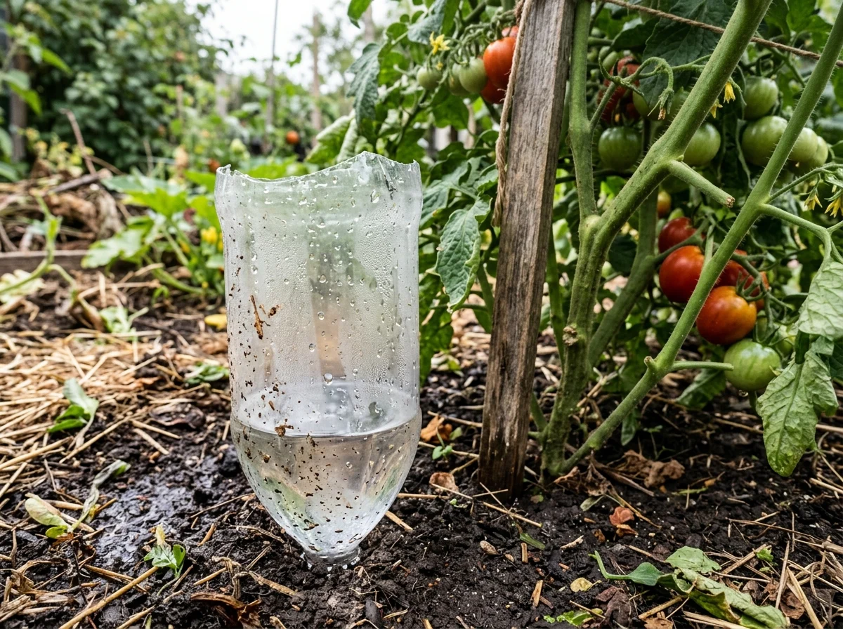 4. Plastic Bottle Drip Irrigation