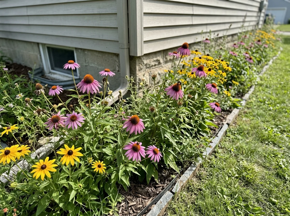 15. Small Pollinator Strip Near the Foundation Corner