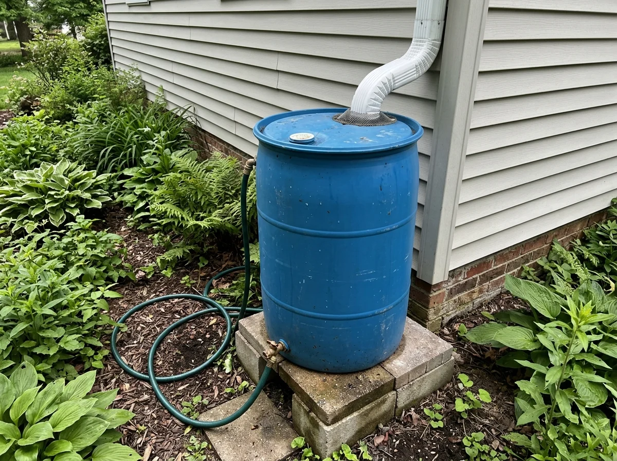 19. Rain Barrel Water Harvesting
