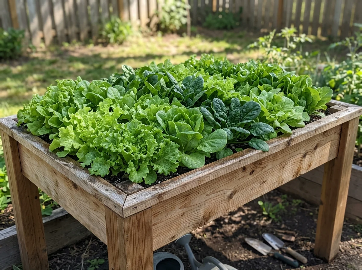 6. Salad Table for Greens