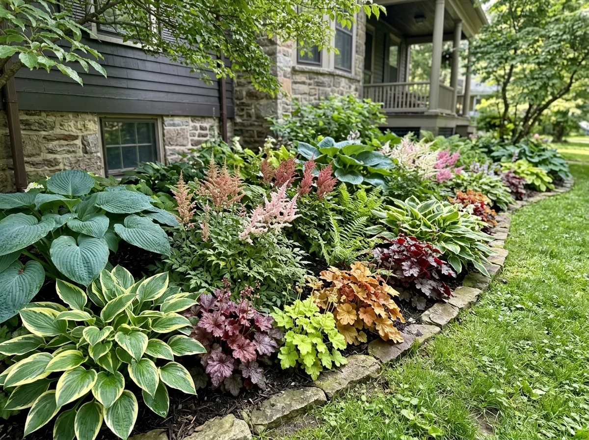 13. Shade-Tolerant Foundation Bed
