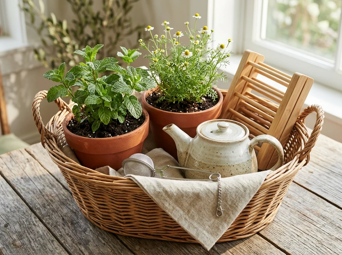 4. Tea Garden Basket