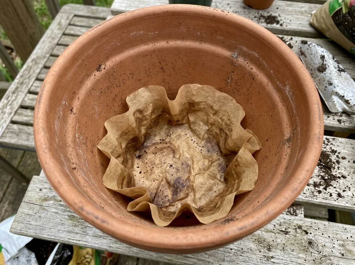 23. Used Coffee Filter Pot Liner