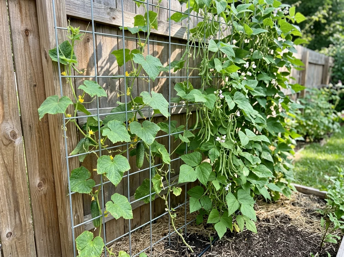 5. Vertical Trellis Against a Fence