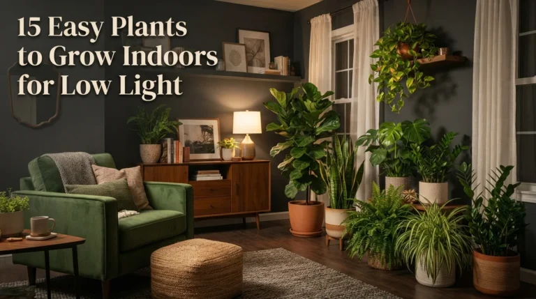 15 Easy Plants to Grow Indoors for Low Light