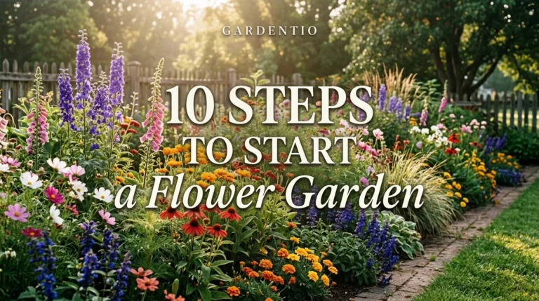 10 Steps to Start a Flower Garden