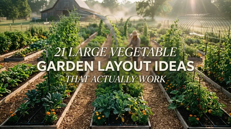 21 Large Vegetable Garden Layout Ideas That Actually Work
