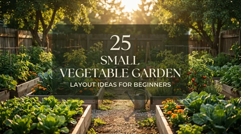 25 Small Vegetable Garden Layout Ideas for Beginners
