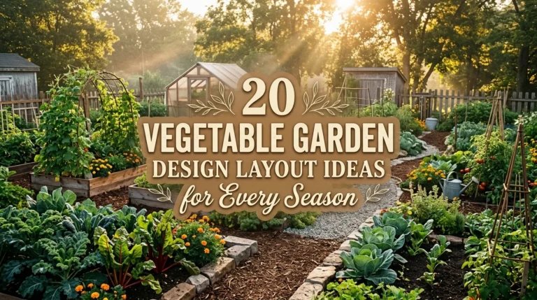 20 Vegetable Garden Design Layout Ideas for Every Season