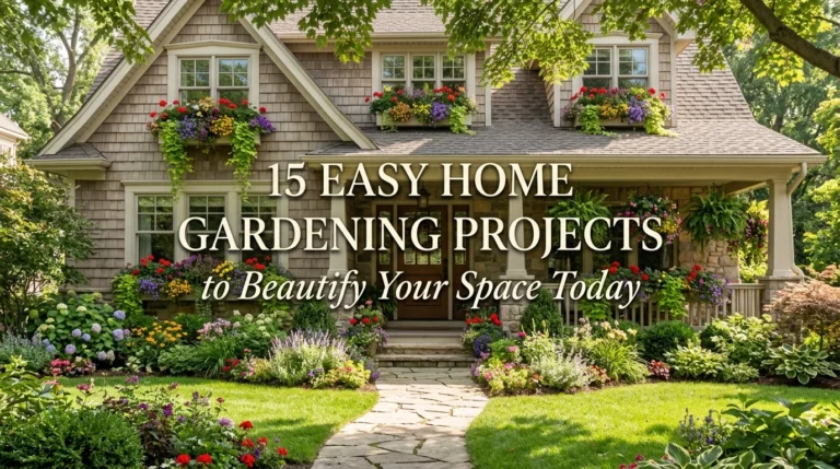 Featured image for 15 Home Gardening Ideas Anyone Can Try
