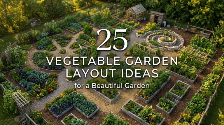 Featured image for 25 Vegetable Garden Layout Ideas for a Beautiful Garden