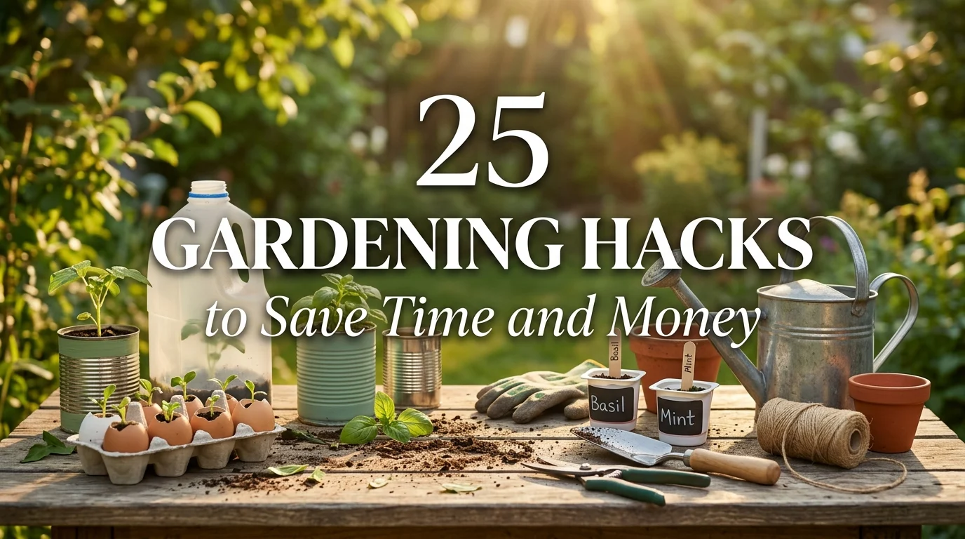 Featured image for 25 Gardening Hacks to Save Time and Money