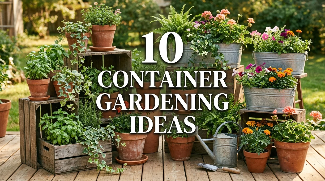 Featured image for 10 Container Gardening Ideas for Every Home