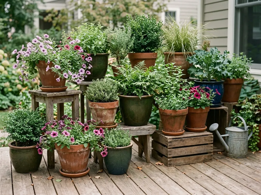Add a Container Garden on the Back Deck