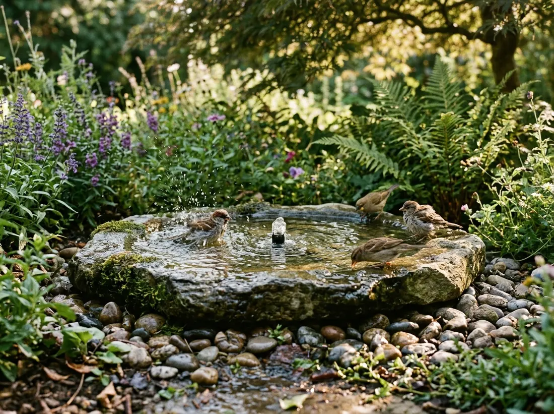 Add a Water Feature to Attract Birds