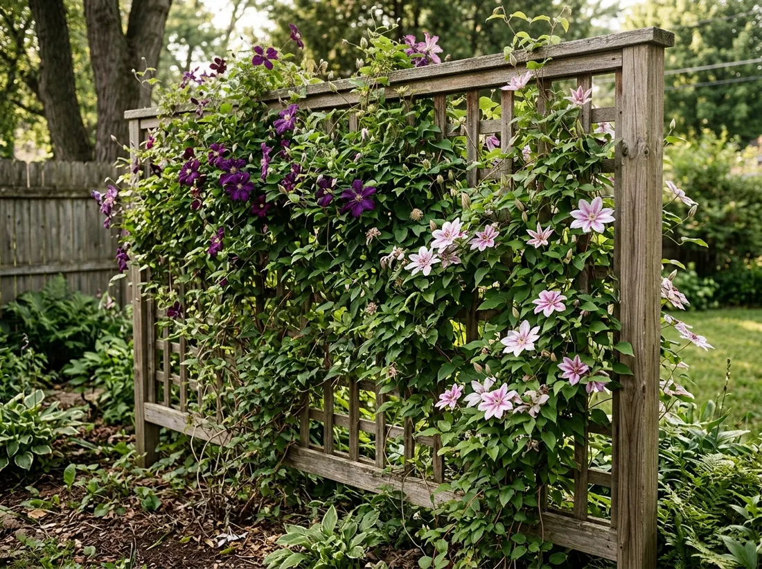 Build a Living Privacy Screen with Climbing Vines