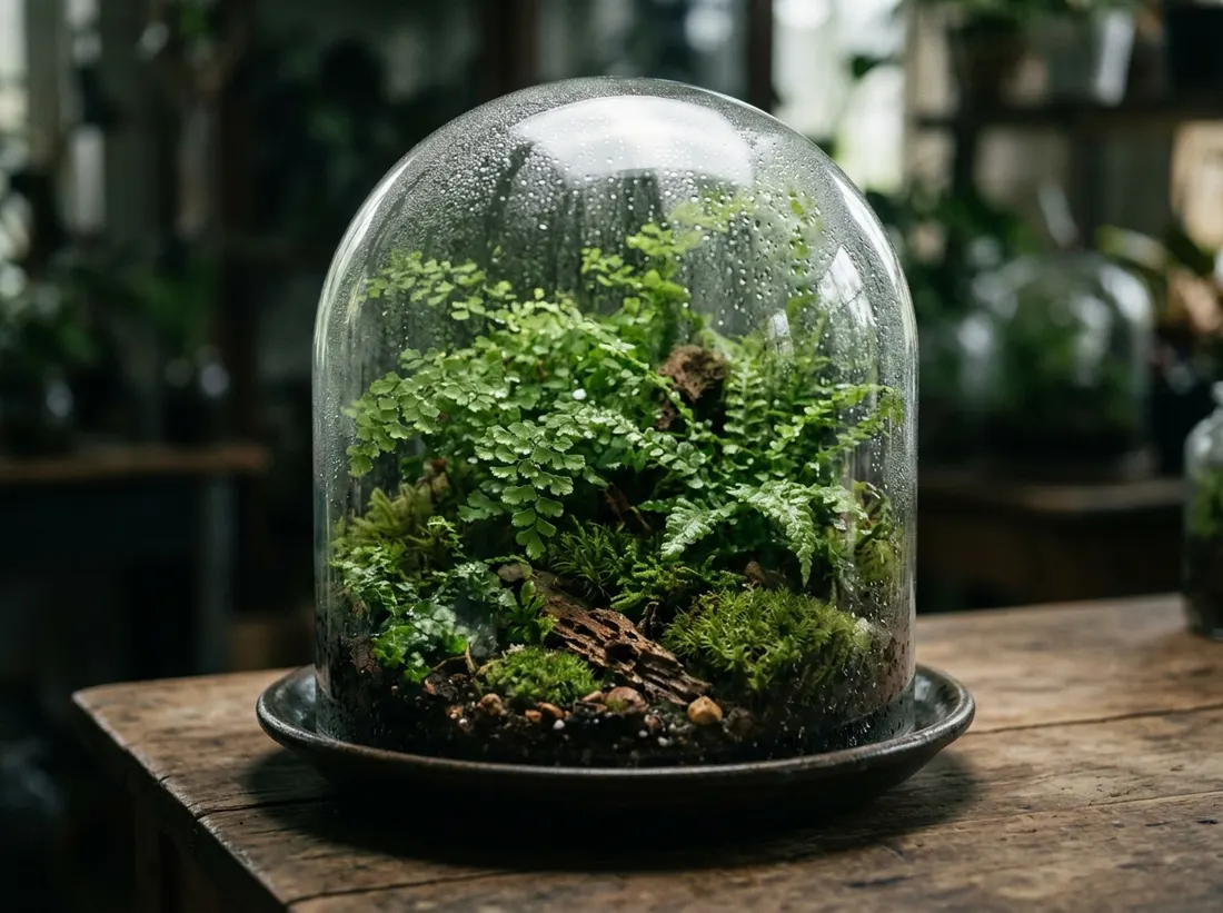 Terrarium-Style Closed Dish Garden