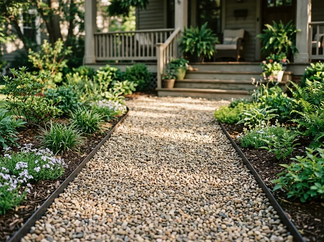 Add a Gravel Path With Nothing to Trim