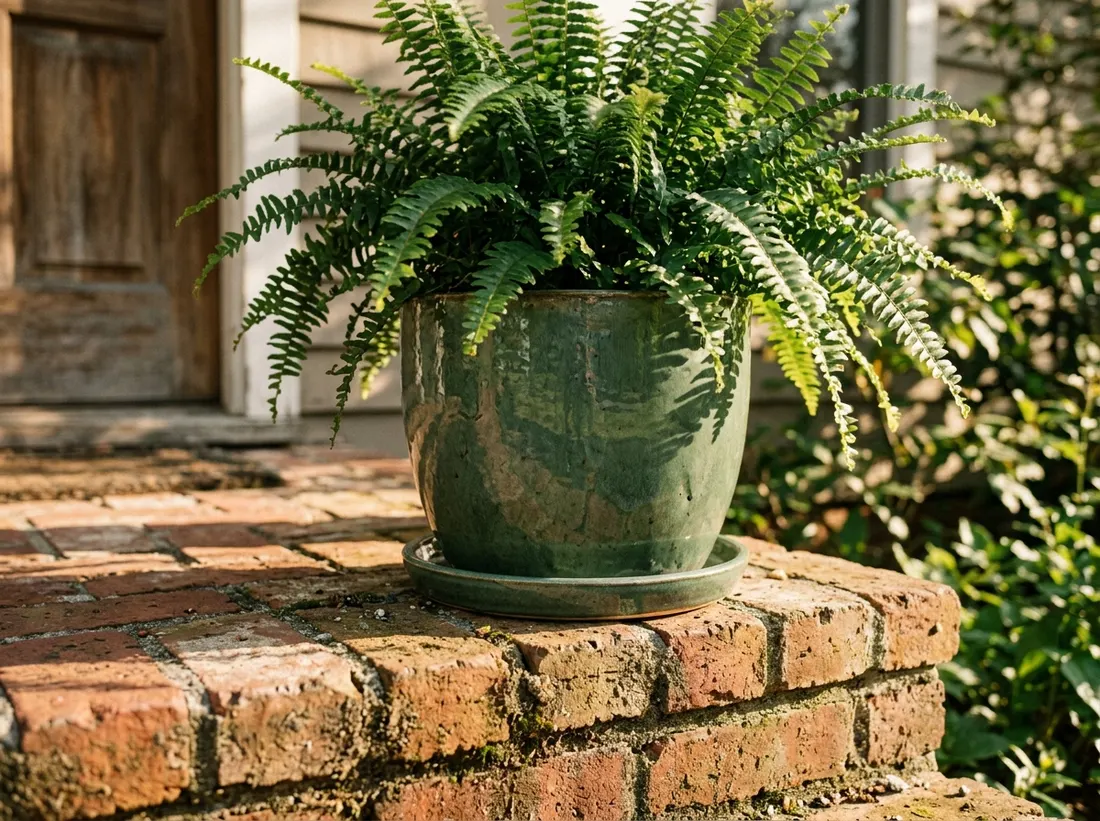 $30 to $50: A Ceramic Planter with a Drainage Dish