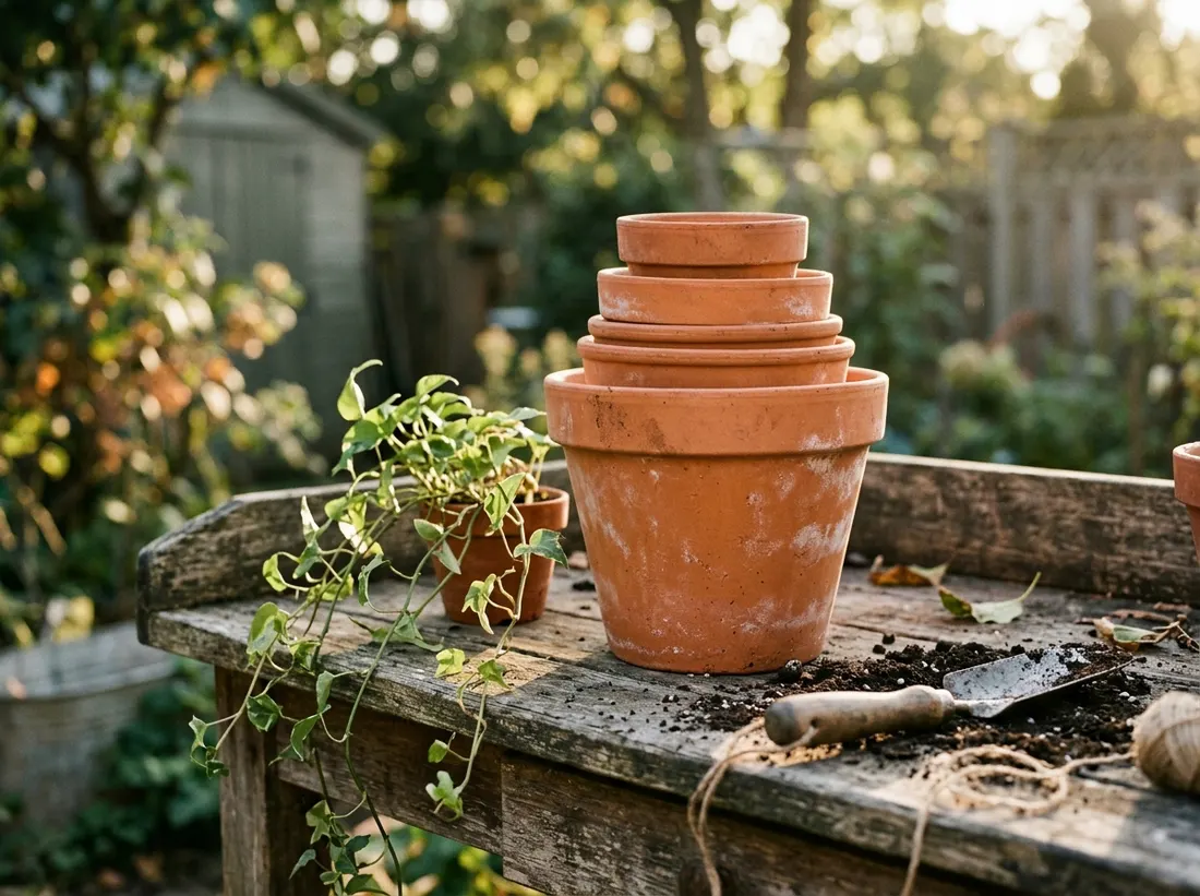 Under $15: A Small Terra Cotta Pot Set