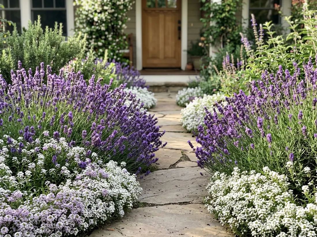 A Fragrant Planting Along the Entry Path