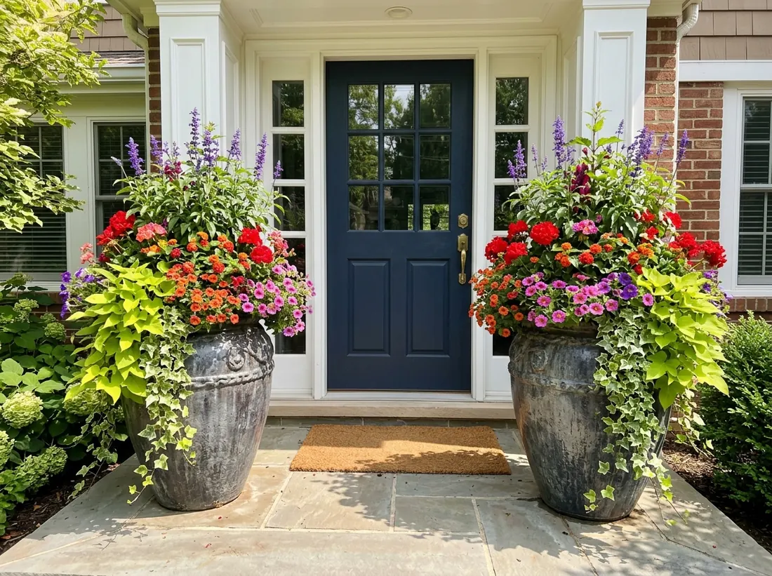 A Rotating Seasonal Container Display
