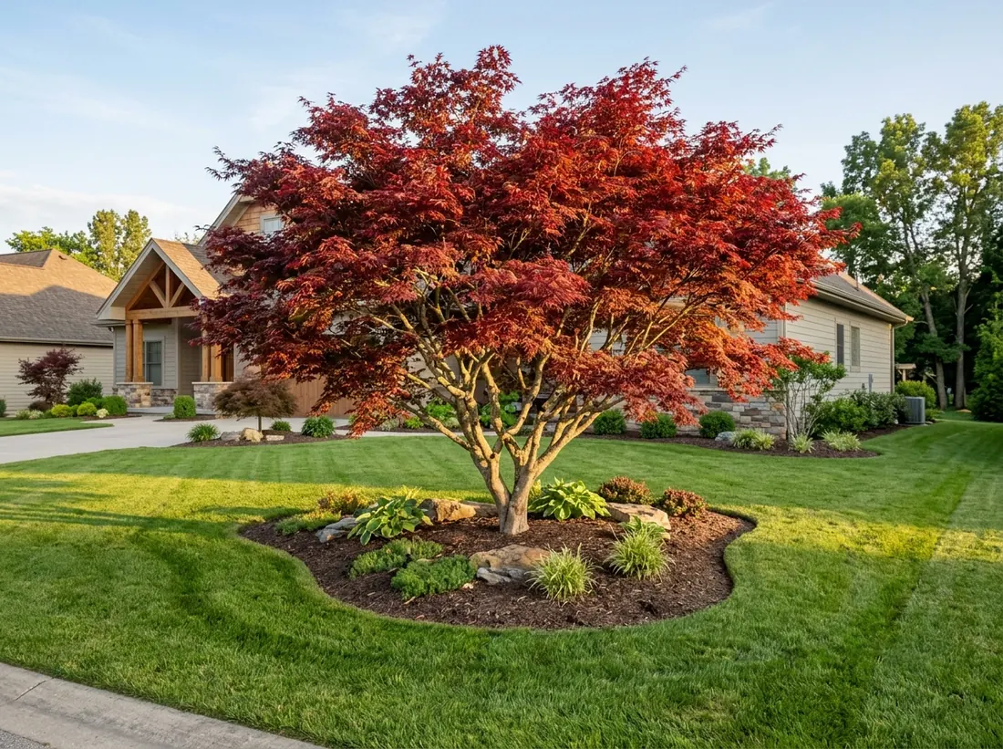 A Single Specimen Tree as the Centerpiece