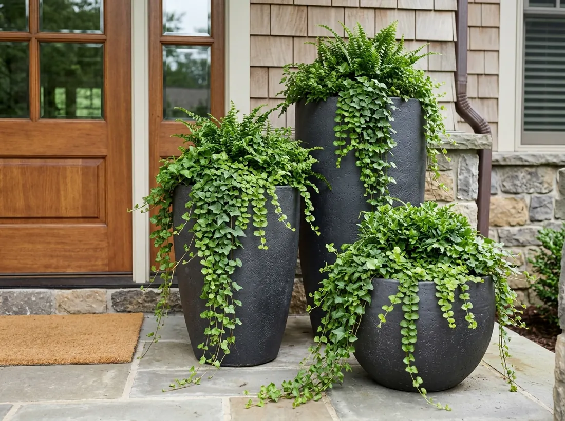 A Themed Container Grouping by the Door