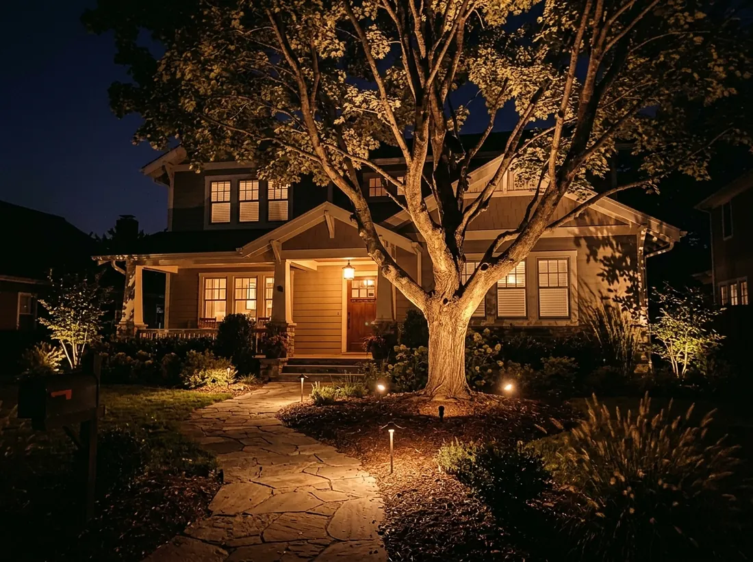 Uplighting for Key Trees or Shrubs
