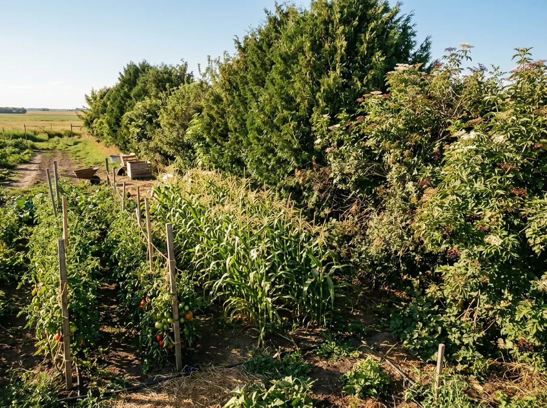 Add a Windbreak Along the Exposed Side