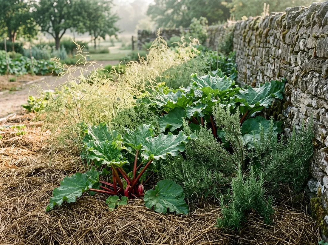 Group Perennial Crops in a Permanent Bed