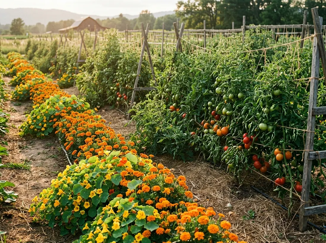 Plan Large-Scale Companion Planting Blocks