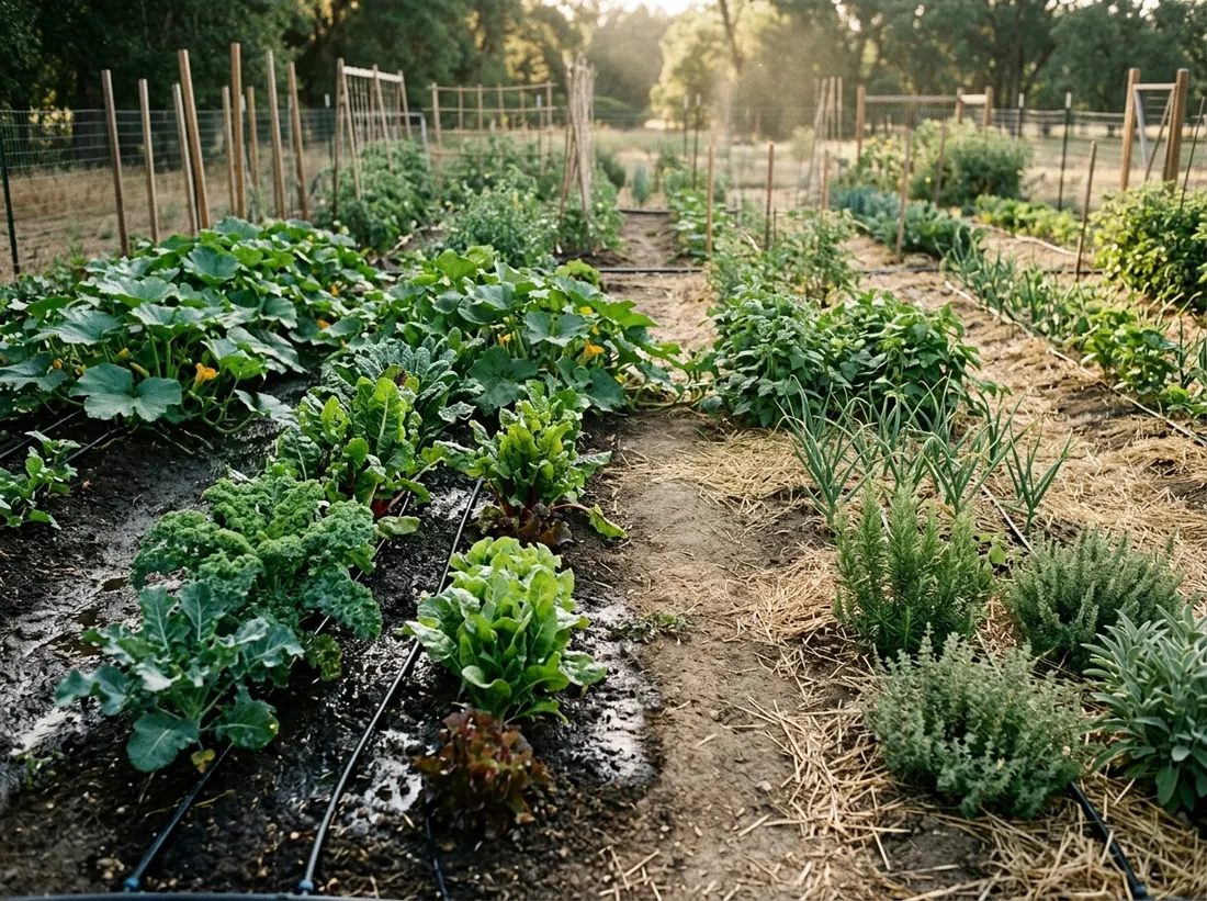 Zone the Garden by Water Needs