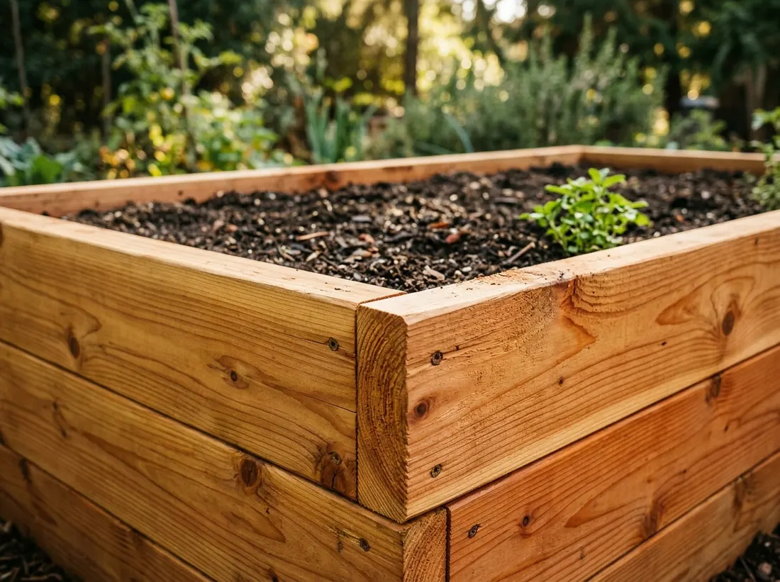 Build Beds from Cedar or Untreated Pine
