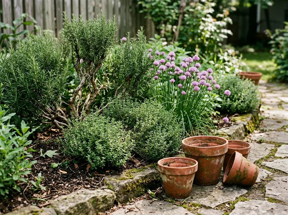 Dedicate One Bed to Perennial Herbs