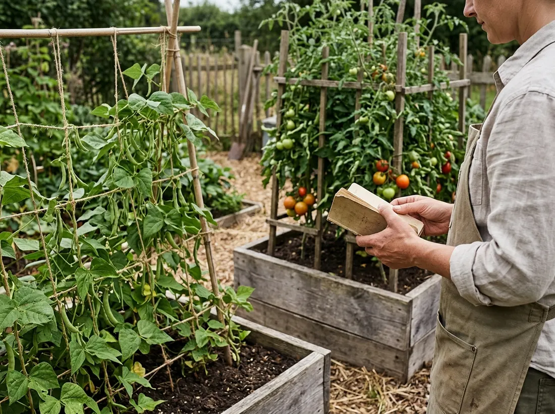 Rotate Crop Families Between Beds Each Season