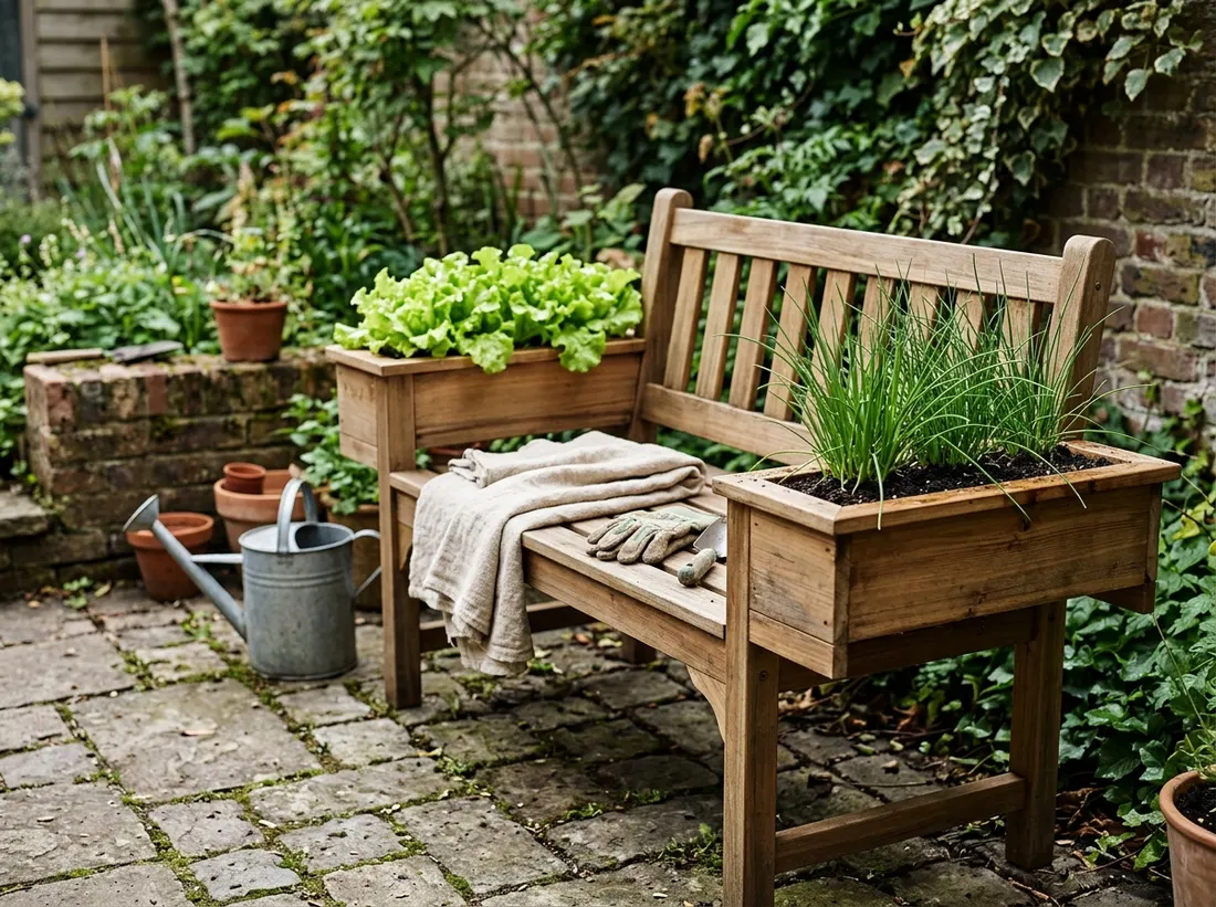 Choose Multi-Use Furniture with Built-In Planters