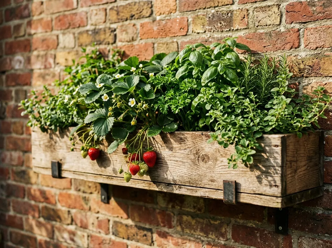 Go Vertical with Wall-Mounted Planters