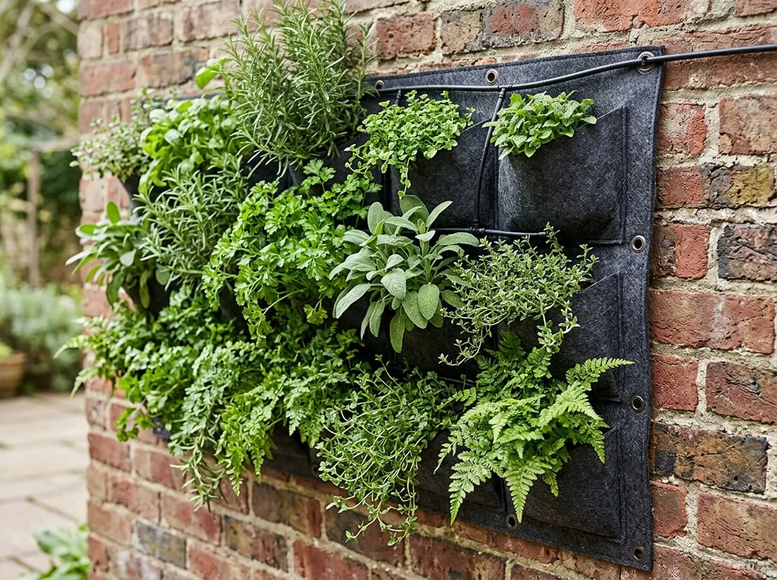 Grow a Living Wall with a Pocket Planter System